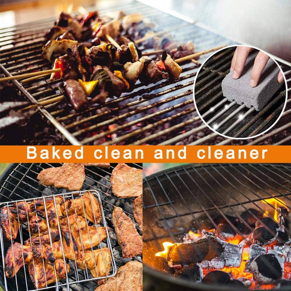 BBQ Grill Cleaning Brick Block Barbecue Cleaning Stone BBQ Racks Stains Grease Cleaner BBQ Tools Kitchen Decorate Gadgets