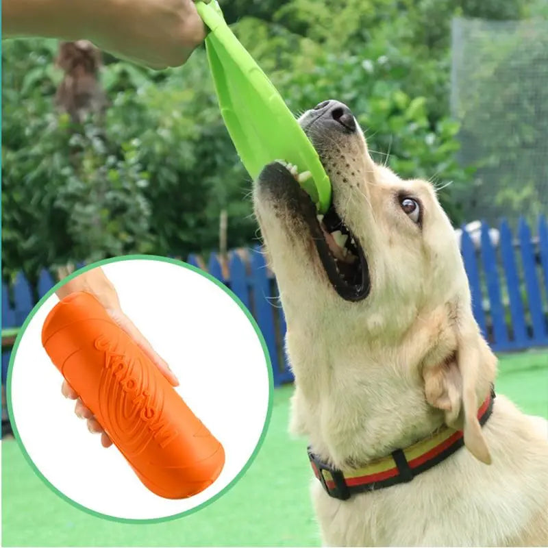 Pet Dog Flying Disk Toy Silicone Material Environmentally Friendly Anti-Chew Dog Puppy Interactive Training Pet Supplies