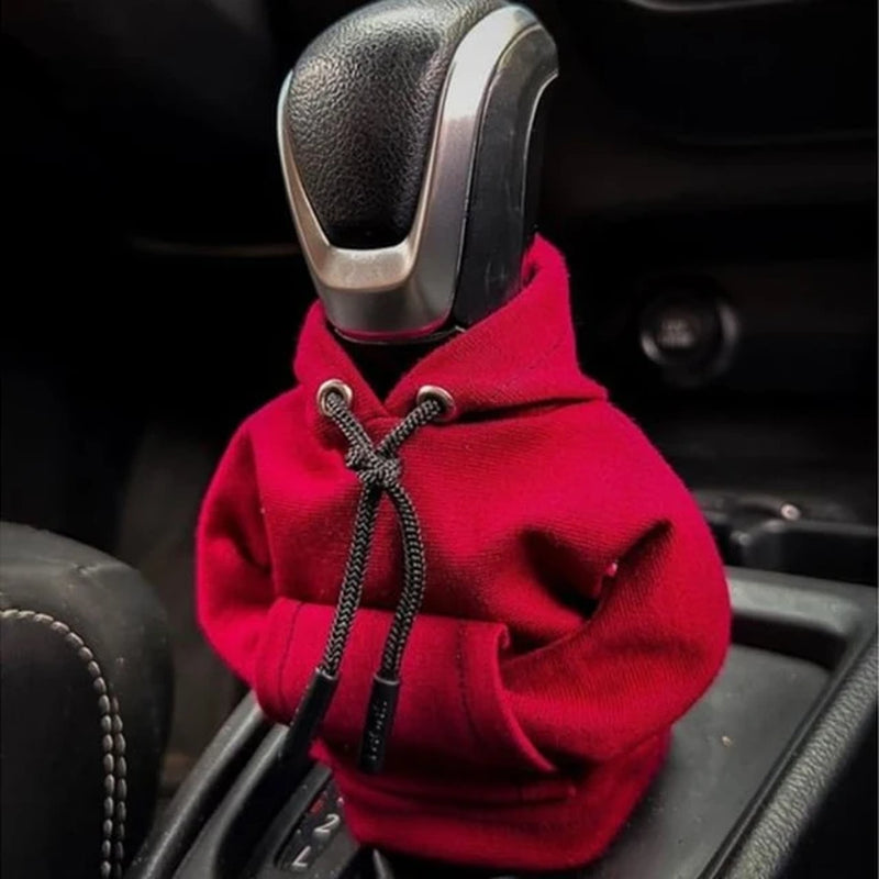 Hoodie Car Gear Shift Cover Fashion Gearshift Hoodie Car Gear Shift Knob Cover Manual Handle Gear Sweatshirt Change Lever Cover