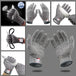 HPPE Level 5 Safety anti Cut Gloves High-Strength Industry Kitchen Gardening Anti-Scratch Anti-Cut Glass Cutting Multi-Purpose