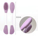 Double-Headed Mask Brush Silicone Face Wash Brush Mud Membrane Special Scraper Coated Beauty Salon Facial Cleansing Tools