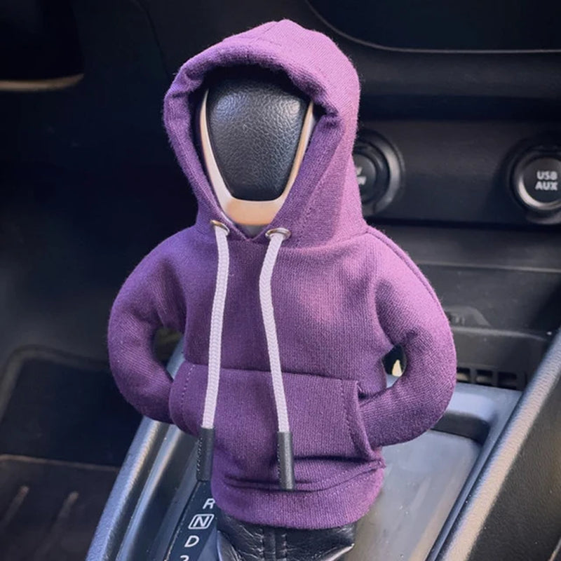 Hoodie Car Gear Shift Cover Fashion Gearshift Hoodie Car Gear Shift Knob Cover Manual Handle Gear Sweatshirt Change Lever Cover