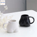 Body Ass Mugs Coffee Cups ，Funny Woman Body Ass Butt Shape Ceramic Coffee Milk Cup，Nordic Dining Table Decor Accessories Gifts