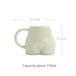 Body Ass Mugs Coffee Cups ，Funny Woman Body Ass Butt Shape Ceramic Coffee Milk Cup，Nordic Dining Table Decor Accessories Gifts